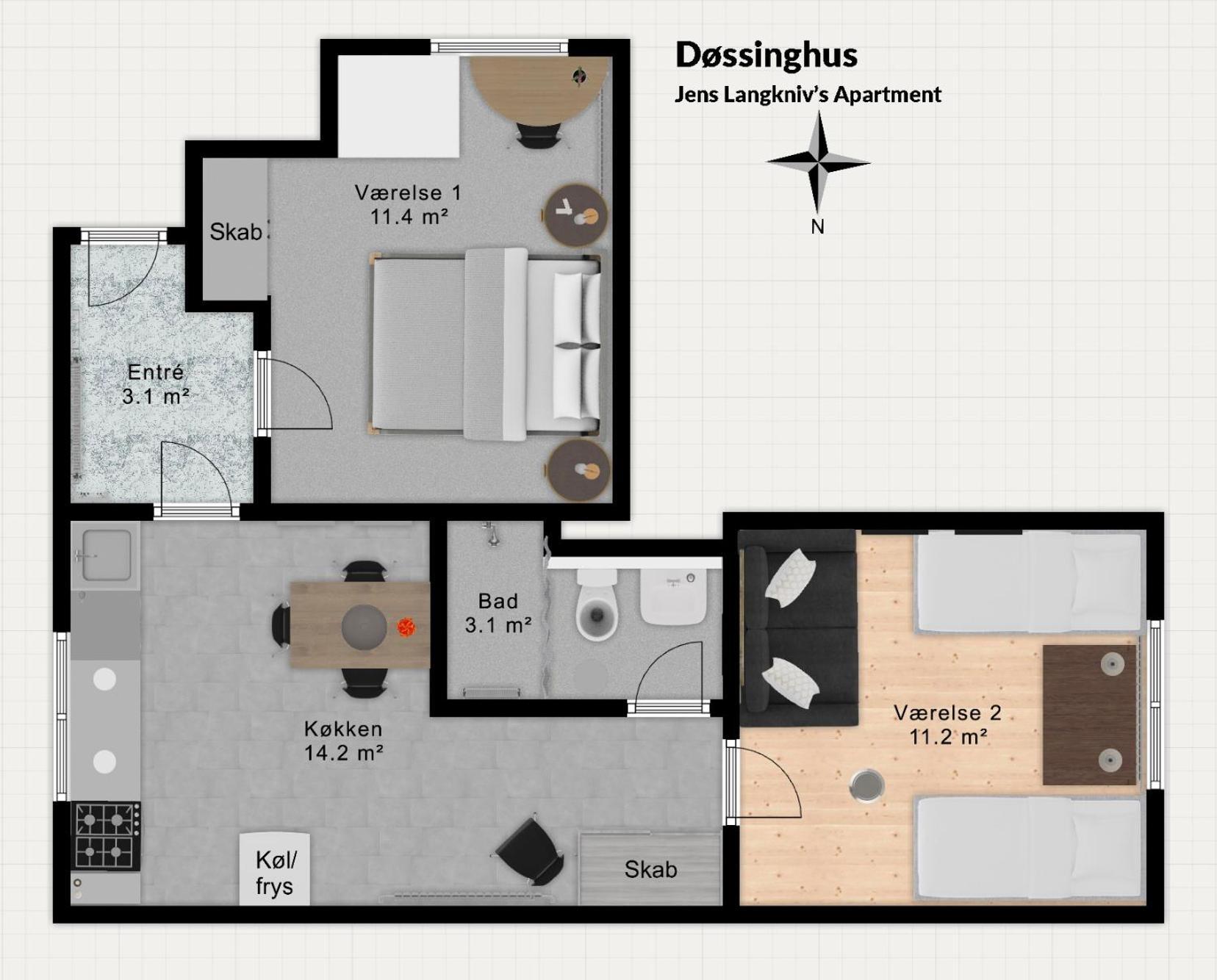 Dossinghus Holiday Apartments Kjellerup Extérieur photo